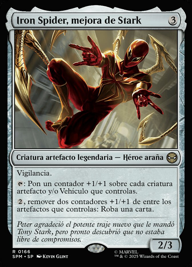 Iron Spider, mejora de Stark