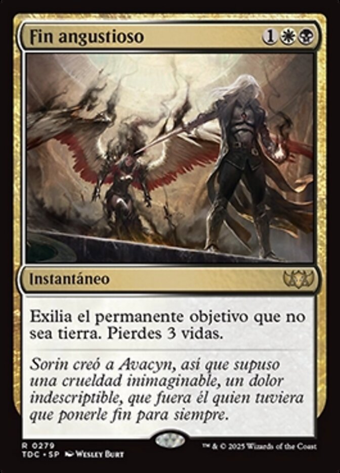 Fin angustioso