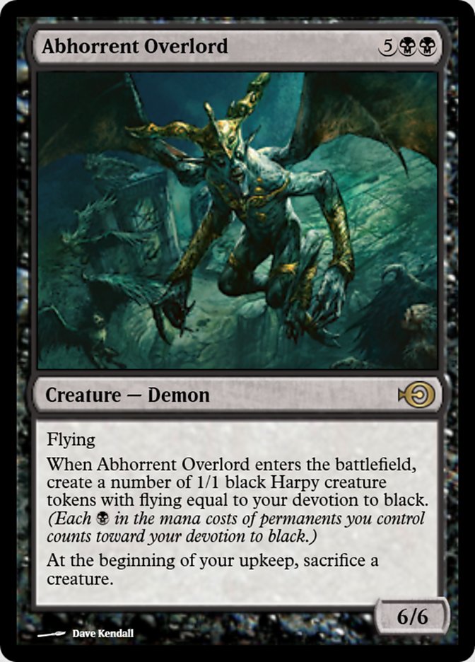 Abhorrent Overlord (Magic Online Promos #50126)