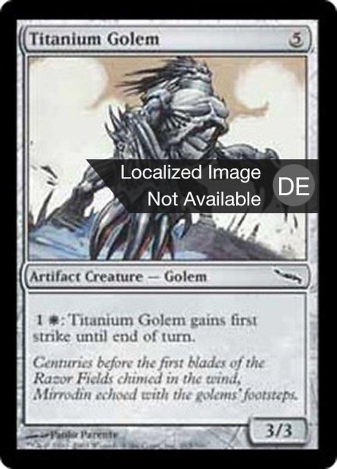 Titanium Golem (Mirrodin #263)
