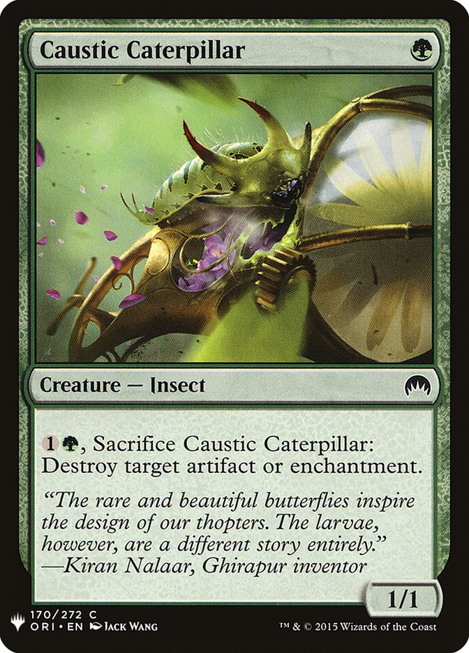 Caustic Caterpillar (The List #ORI-170)