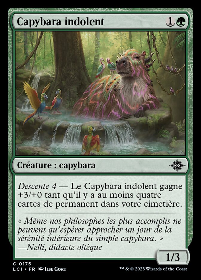 Basking Capybara (The Lost Caverns of Ixalan #175)