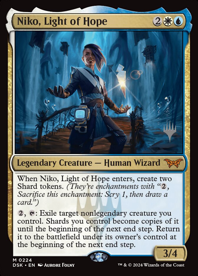 Niko, Light of Hope (Duskmourn: House of Horror Promos #224p)