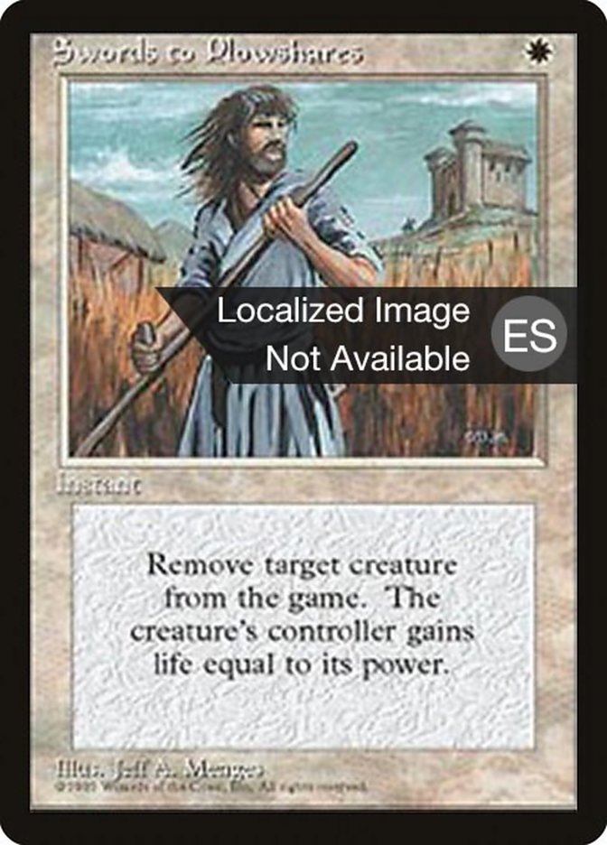 Swords to Plowshares (Fourth Edition Foreign Black Border #52)