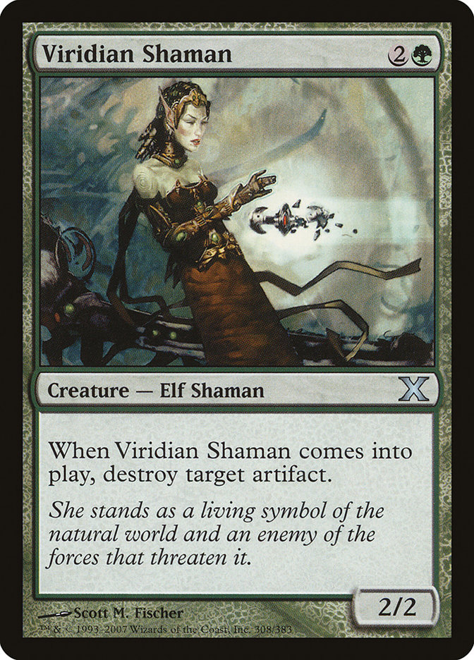 Viridian Shaman (Tenth Edition #308)