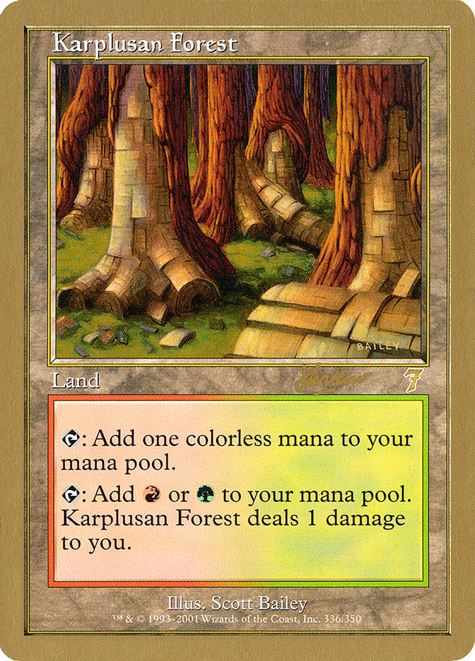 Karplusan Forest (World Championship Decks 2002 #shh336)