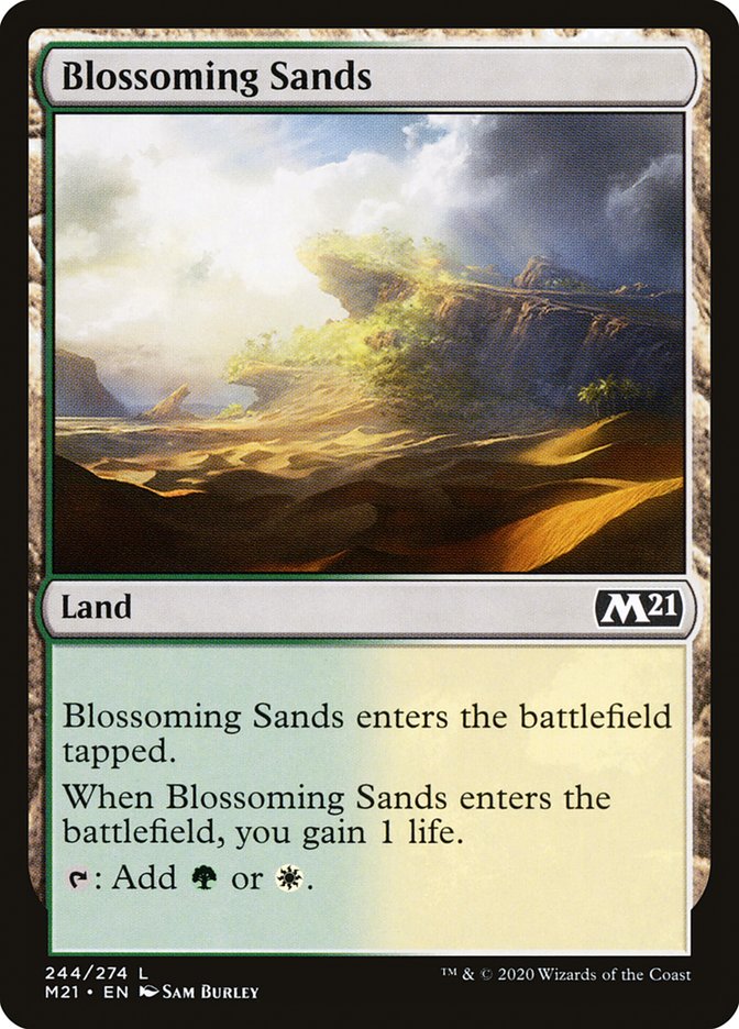 Blossoming Sands (Core Set 2021 #244)