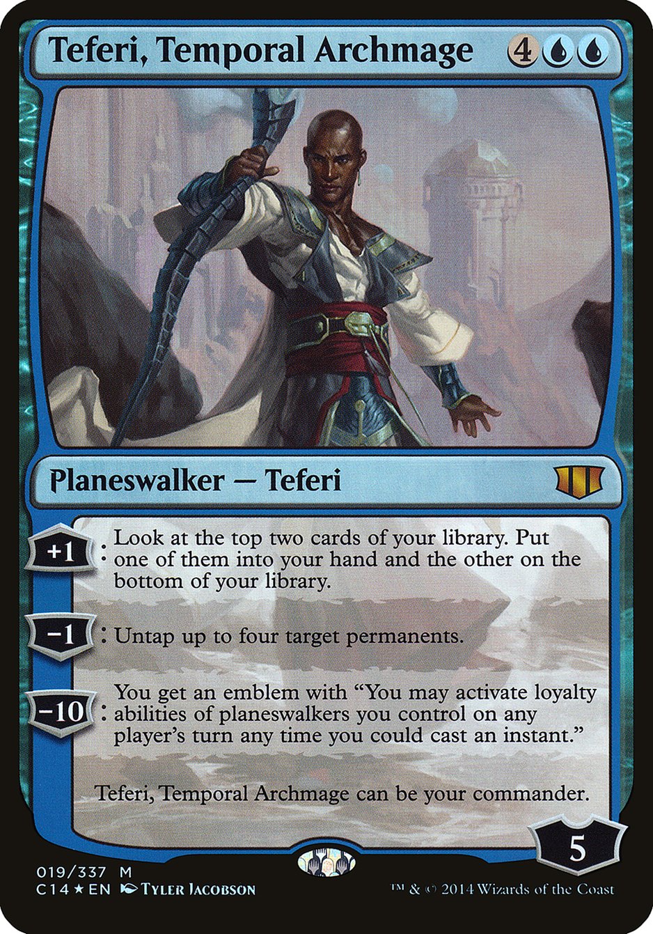Teferi, Temporal Archmage (Commander 2014 Oversized #19)