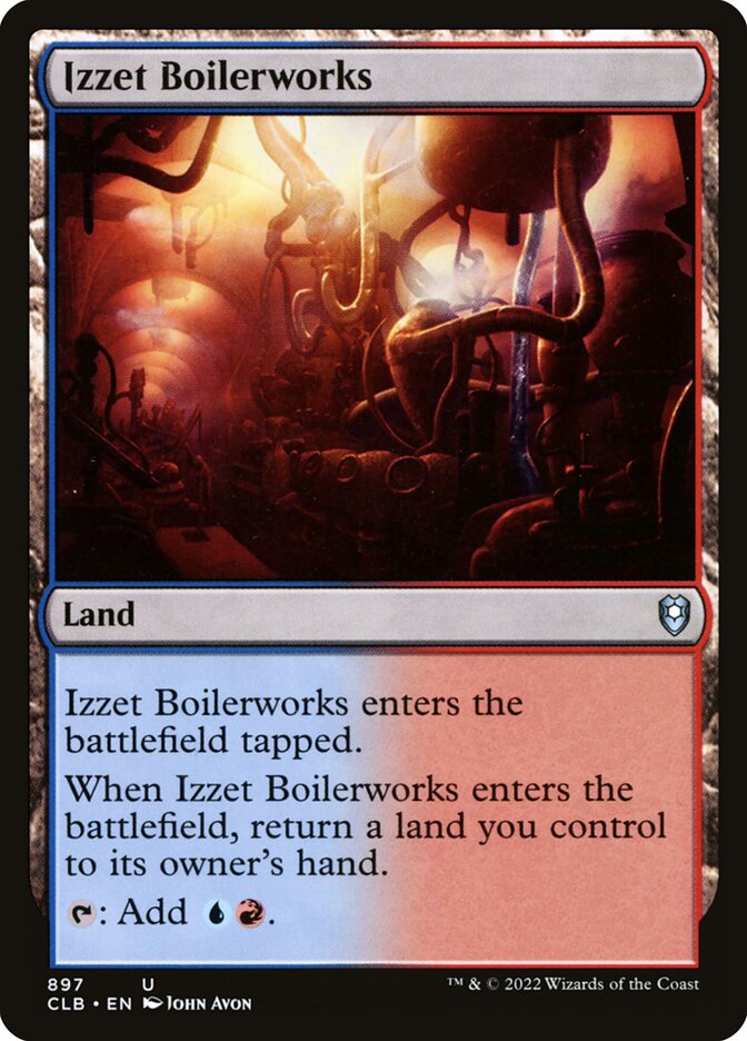 Izzet Boilerworks (Commander Legends: Battle for Baldur's Gate #897)