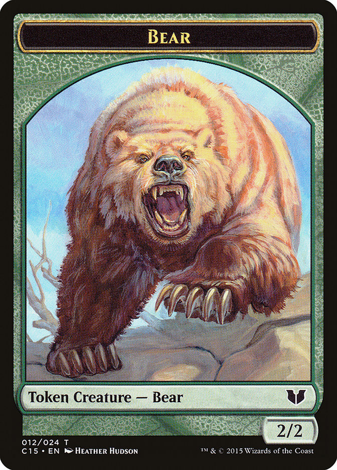 Bear (Commander 2015 Tokens #12)