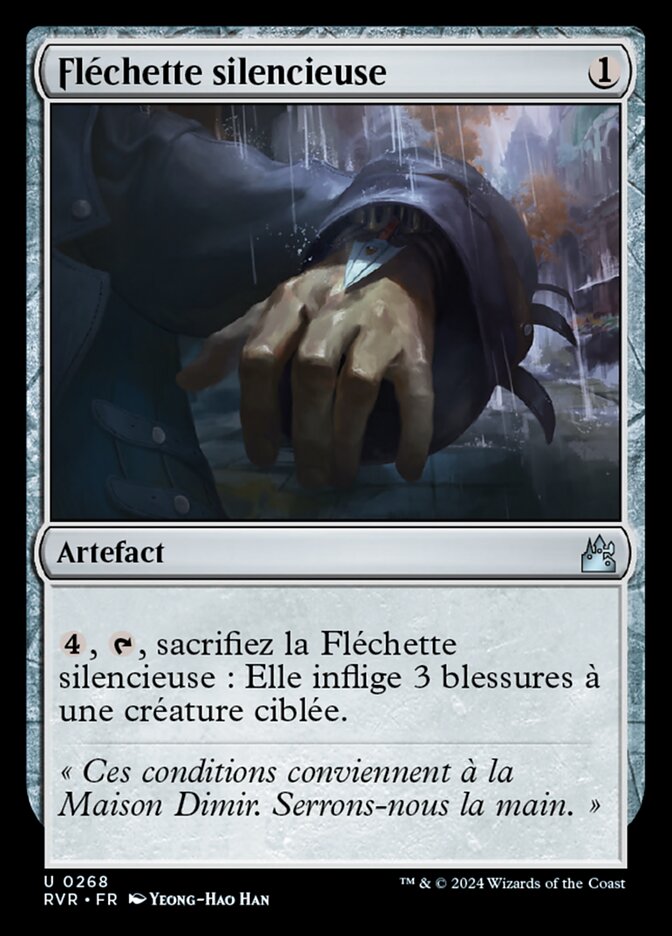 Fléchette silencieuse