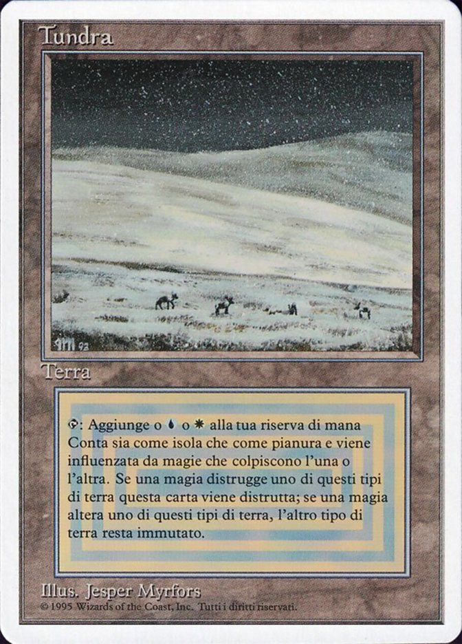 MTG tundra イタリア語 状態MP程度 デュアルランド 真贋チェック済み ...