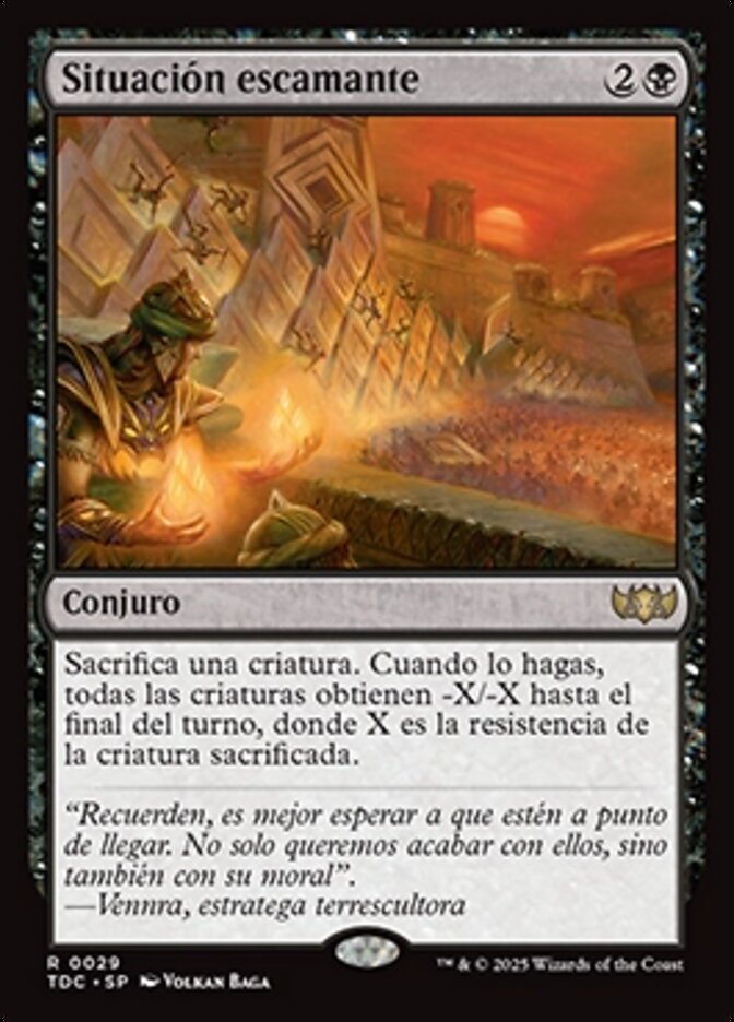Situación escamante