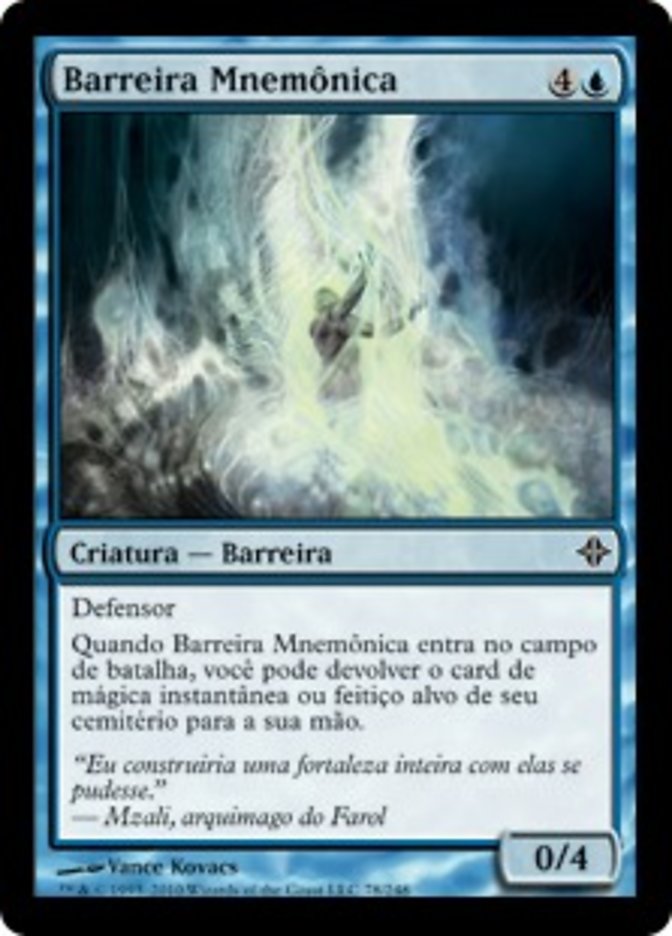 Barreira Mnemônica (Mnemonic Wall) · Rise of the Eldrazi (ROE) #78 ·  Scryfall Magic The Gathering Search