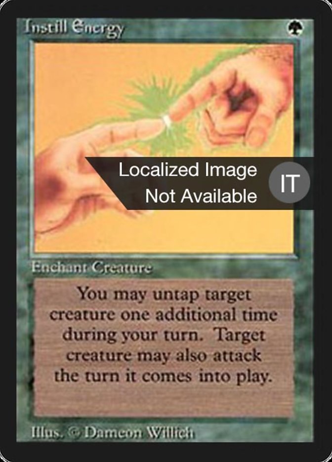 Instill Energy (Foreign Black Border #203)