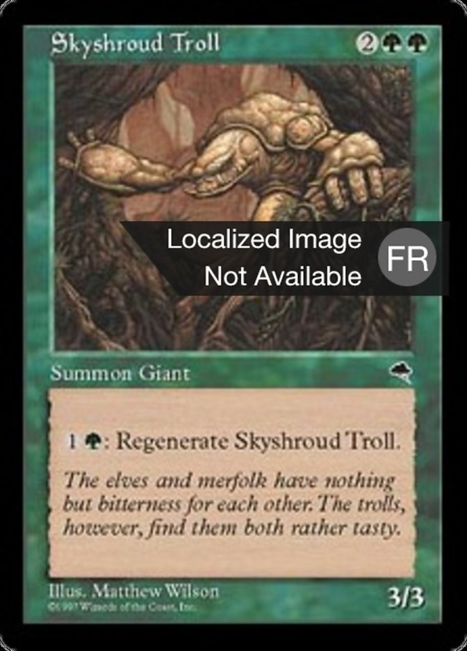 Skyshroud Troll (Tempest #257)