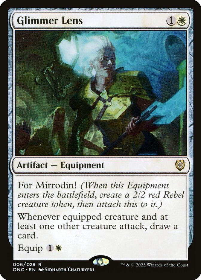 Glimmer Lens (Phyrexia: All Will Be One Commander #6)