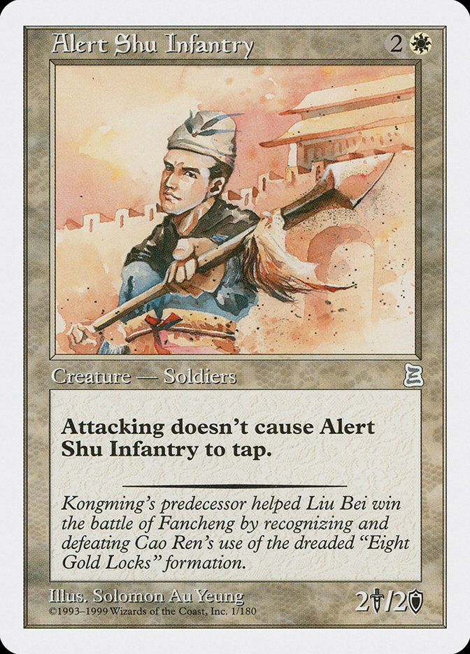 Alert Shu Infantry (Portal Three Kingdoms #1)