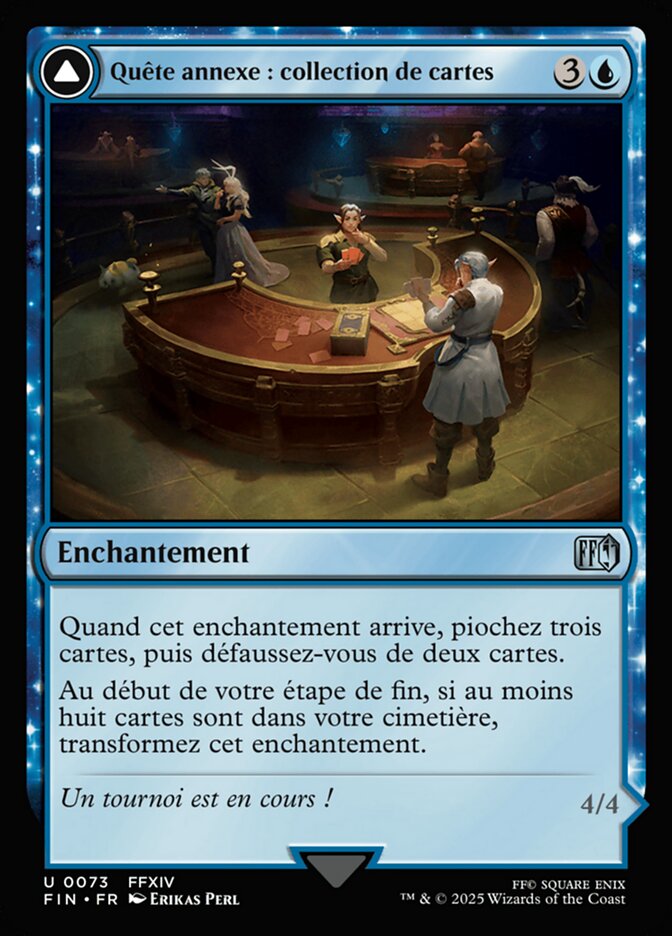 Quête annexe : collection de cartes