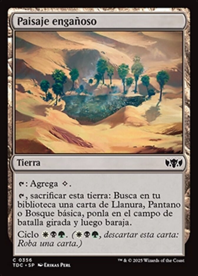 Paisaje engañoso