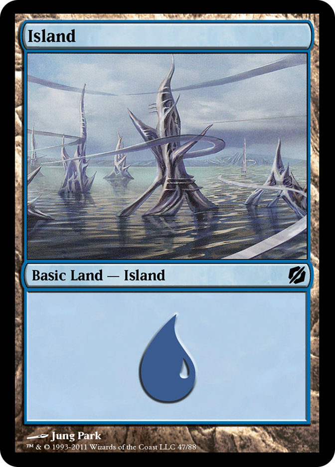 Island (Duel Decks: Mirrodin Pure vs. New Phyrexia #47)