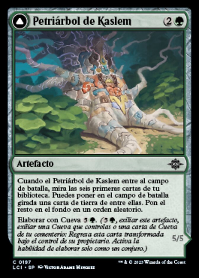 Kaslem's Stonetree // Kaslem's Strider (The Lost Caverns of Ixalan #197)