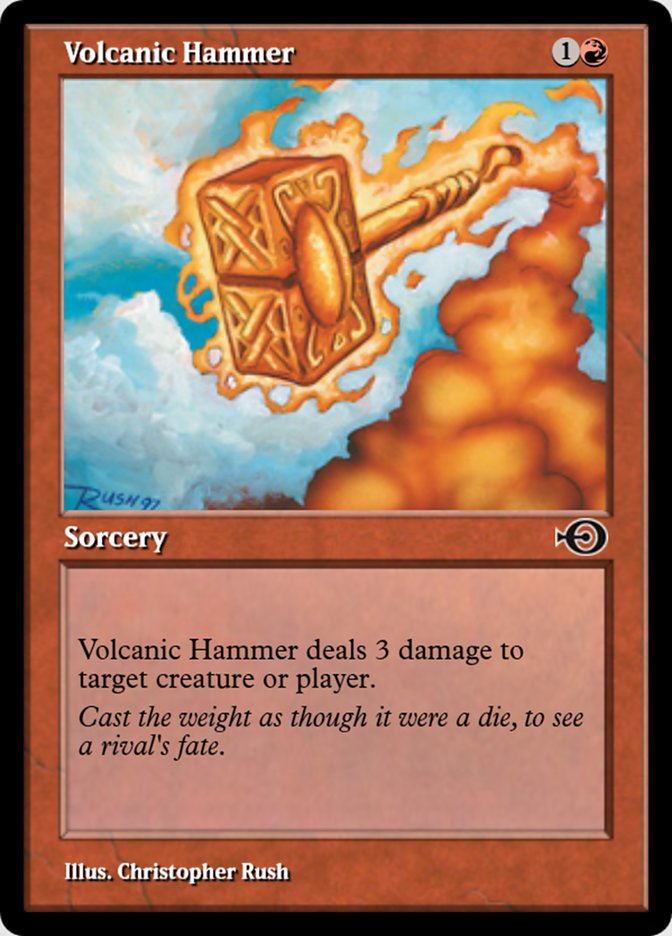 Volcanic Hammer (Magic Online Promos #36102)