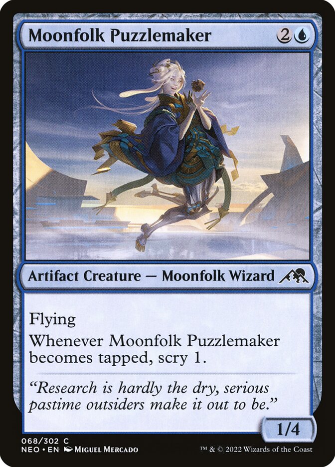Moonfolk Puzzlemaker (Kamigawa: Neon Dynasty #68)