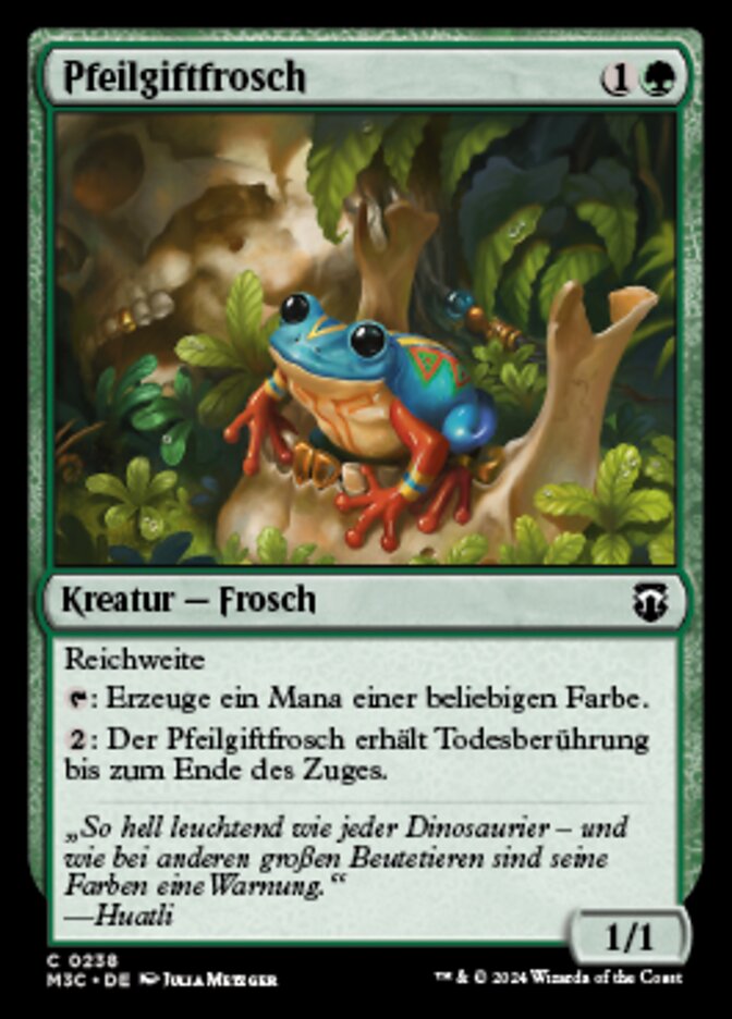 Poison Dart Frog (Modern Horizons 3 Commander #238)