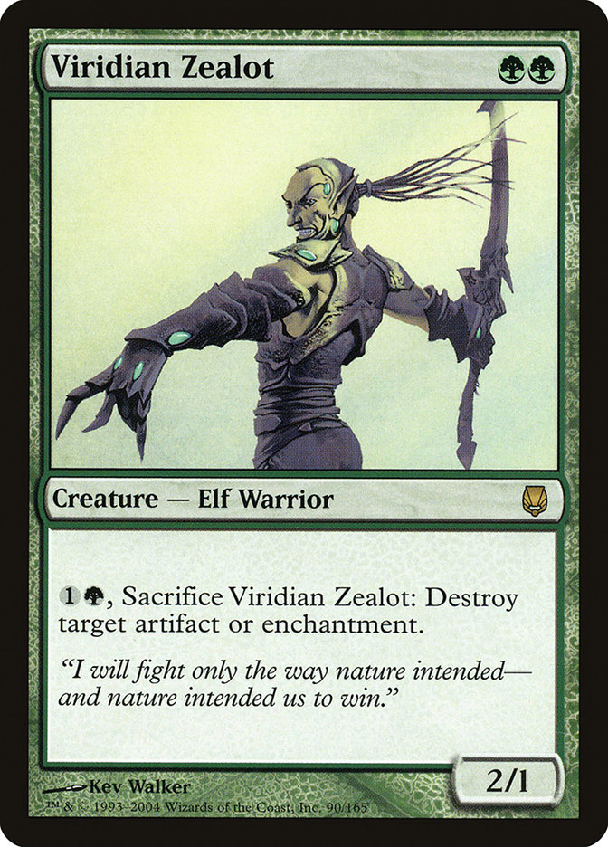 Viridian Zealot (Darksteel #90)