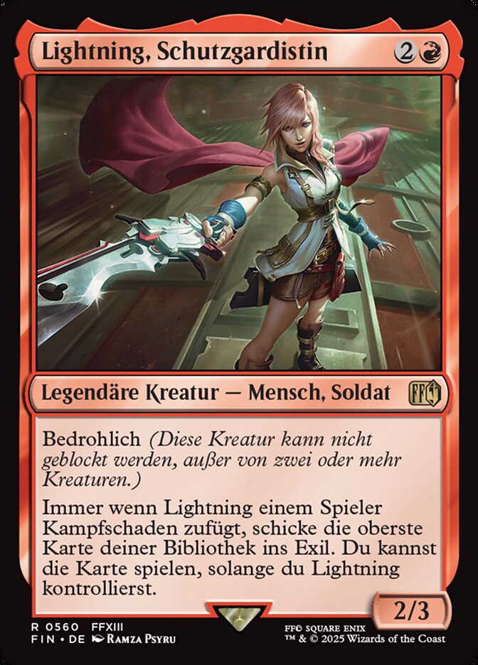 Lightning, Schutzgardistin