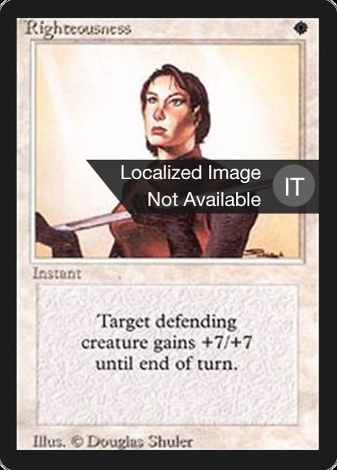 Righteousness (Foreign Black Border #37)