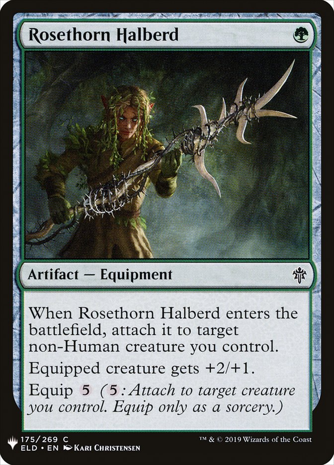 Rosethorn Halberd (The List #ELD-175)