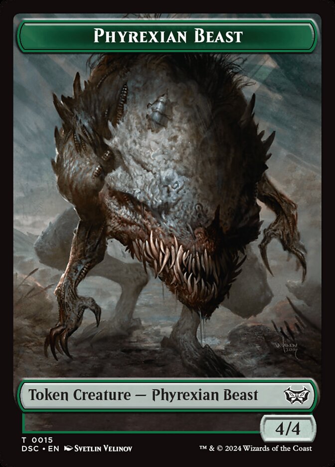 Phyrexian Beast (Duskmourn Commander Tokens #15)