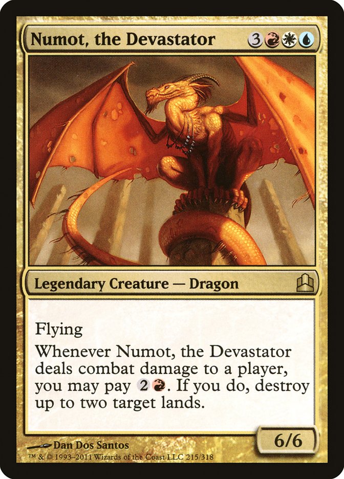 Numot, the Devastator (Commander 2011 #215)