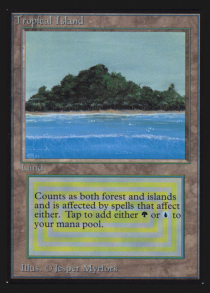 Tropical Island · Collectors' Edition (CED) #284 · Scryfall Magic 