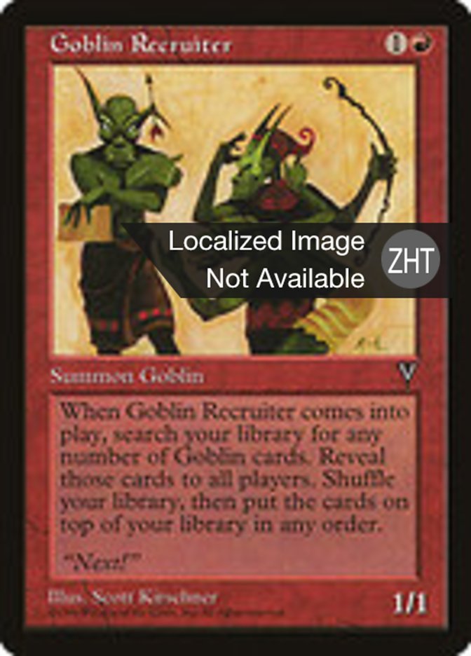 Goblin Recruiter (Visions #80)