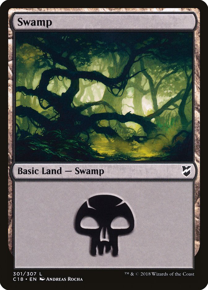 Swamp (Commander 2018 #301)