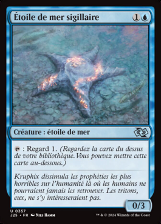 Étoile de mer sigillaire