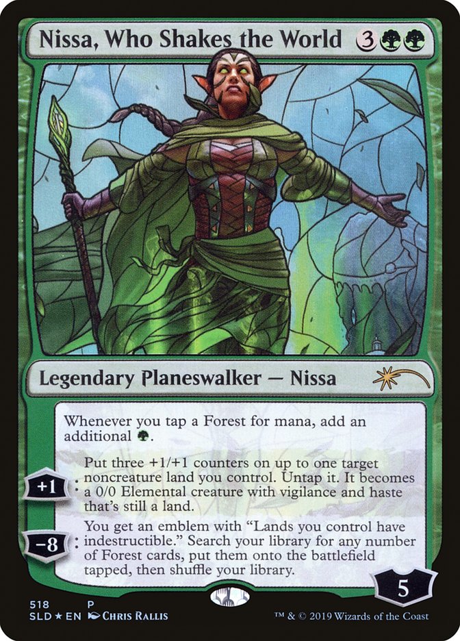 Nissa, Who Shakes the World (Secret Lair Drop #518)