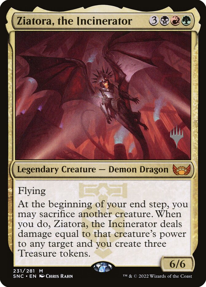 Ziatora, the Incinerator (Streets of New Capenna Promos #231p)