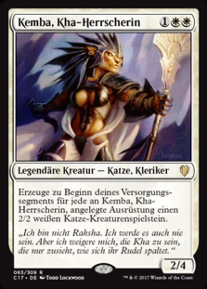 Kemba, Kha Regent (Commander 2017 #63)