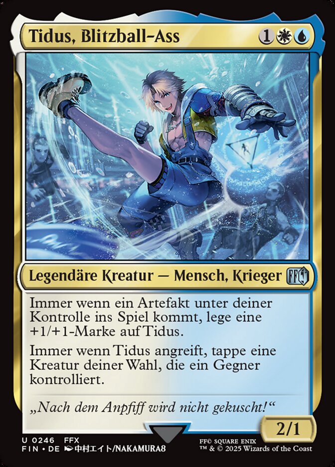 Tidus, Blitzball-Ass