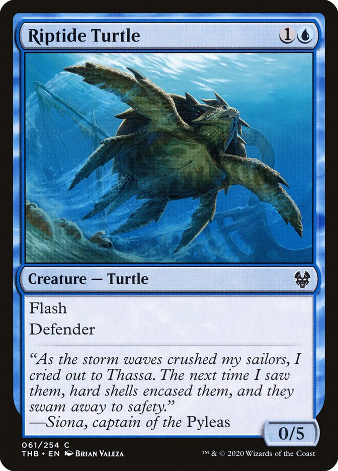 Riptide Turtle (Theros Beyond Death #61)