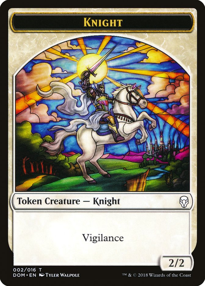Knight (Dominaria Tokens #2)