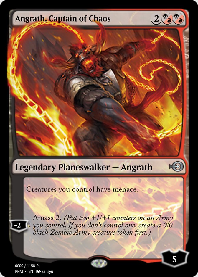 Angrath, Captain of Chaos (Magic Online Promos #72237)