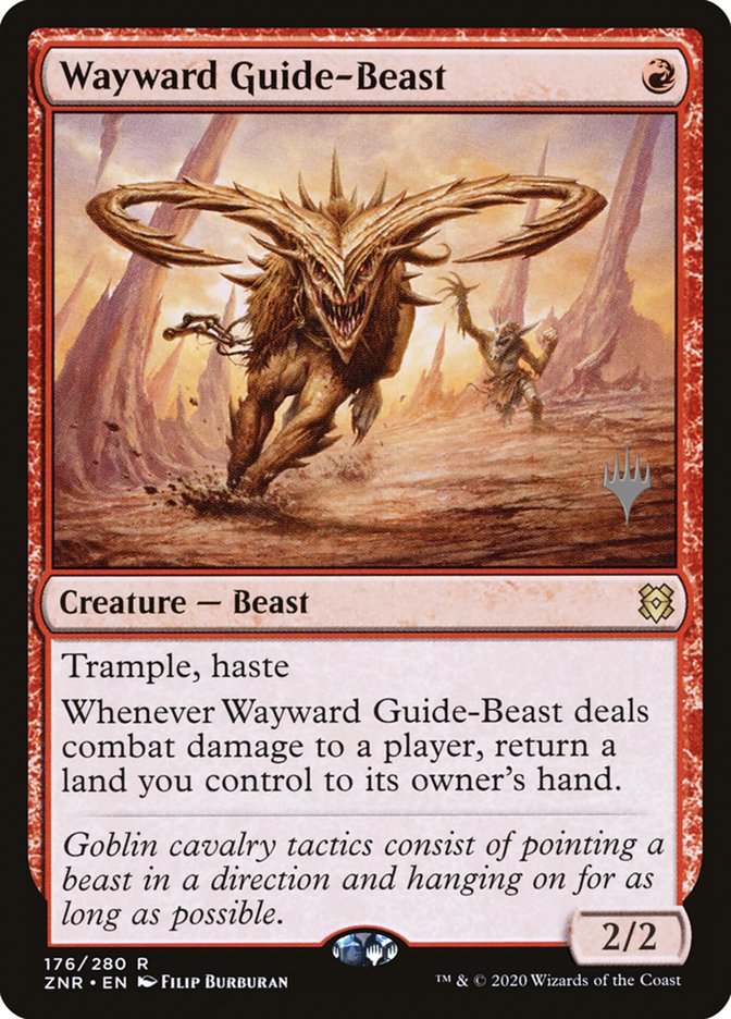 Wayward Guide-Beast (Zendikar Rising Promos #176p)