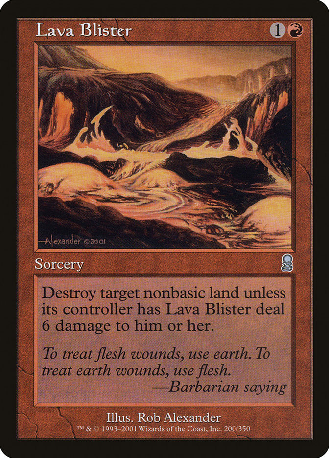 Lava Blister (Odyssey #200)