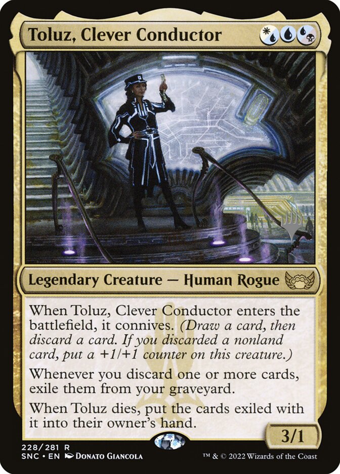 Toluz, Clever Conductor (Streets of New Capenna Promos #228p)