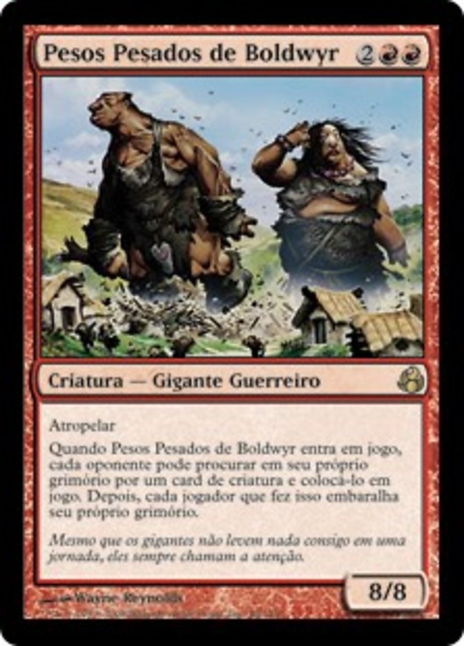 Pesos Pesados de Boldwyr (Boldwyr Heavyweights) · Morningtide (MOR) #85 ·  Scryfall Magic The Gathering Search